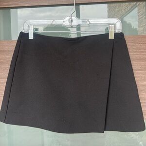 Zara Black Mini Skirt w/ shorts under